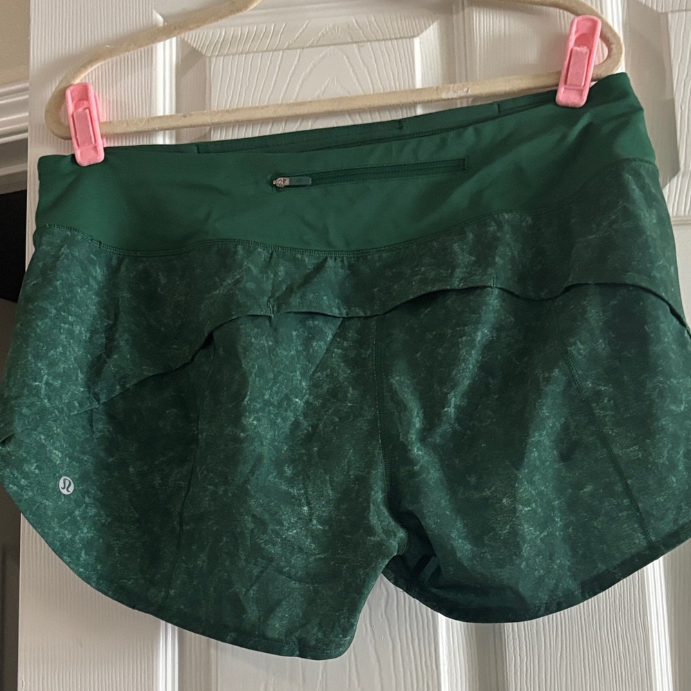 lululemon athletica Forest Green Athletic Shorts